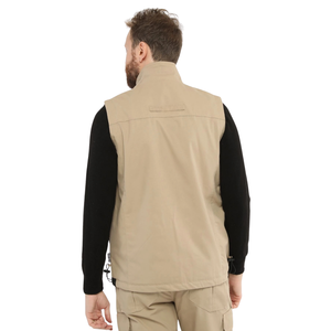 Chaleco Unisex Multibolsillos Cortavientos con Cremallera, Informal, para Caza, Camping, Trabajo al Aire Libre, con Logotipo Personalizado - Product Image 2