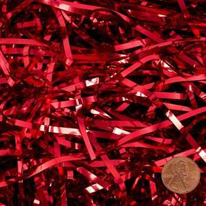 5 lb Box of Mirrorized Metallic Shred Double Sided Recyclable PE Coating Material - Product Image 1
