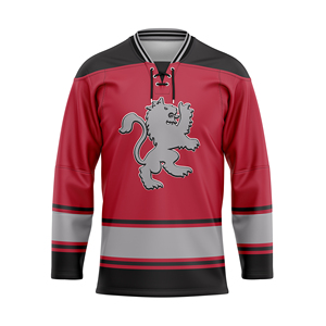 Conjunto de uniformes de hockey sobre hielo de calidad superior, tela de sarga reversible, bordado de logotipo personalizado, servicio OEM ODM - Product Image 6