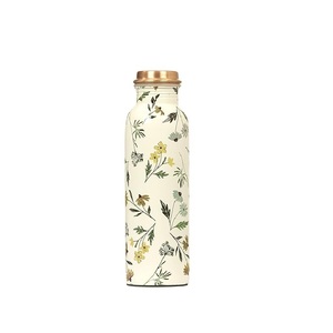 Recién llegado, botella de exhibición de mesa de cobre antideslizante, vajilla Ayurvédica ecológica única para cena y almuerzo en el hogar - Product Image 2
