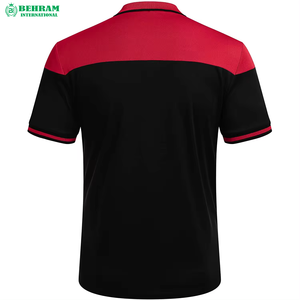 เสื้อโปโลชายสีดำเหลืองแบรนด์ Behram International แขนสั้น ทรงปกติ พิมพ์ลายโลโก้ด้านหน้า สวมใส่สบายๆ ได้ทั้งชายและหญิง สีพื้น - Product Image 5