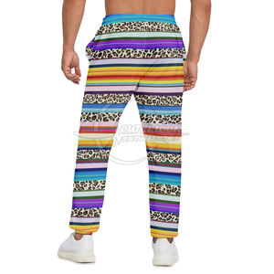 2025 Top vente léger hommes pantalons de survêtement marque privée Style décontracté mi-taille droite motif Sublimation conception à vendre - Product Image 4