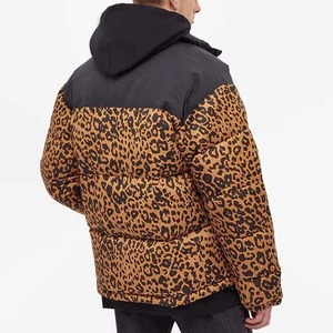 Veste matelassée décontractée pour homme à sublimation, respirante, à capuche, fermeture éclair intégrale, manches longues, chaude, streetwear, veste matelassée d'hiver - Product Image 3