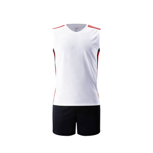 Hauts sans manches de volley-ball personnalisés hommes femmes maillot de football couleur unie sublimation volley-ball uniforme d'entraînement unisexe - Product Image 6