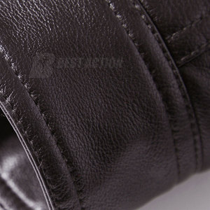 Produits très vendus Meilleures vestes d'hiver en cuir mince pour hommes Conception personnalisée à vendre - Product Image 6