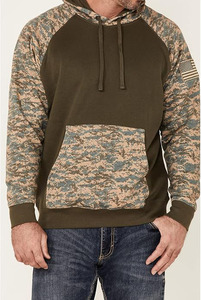 Sweats à capuche imprimés personnalisés respirants de haute qualité pour hommes hiver Boomletcorp avant et arrière Polyester/coton teint uni - Product Image 3