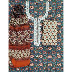 Salwar Kameez de Algodón Estampado sin Costuras, Estilo Pakistaní, Vestido Indio para Fiesta para Mujer - Product Image 1