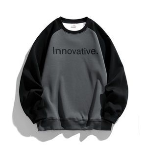 Sudadera de Cuello Redondo con Forro Polar y Hombros Raglán de 350g, Personalizada por el Fabricante, para Hombre y Mujer - Product Image 6