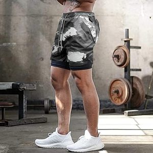 Pantalones cortos de nailon personalizados de 7 pulgadas para gimnasio, pantalones cortos blancos para entrenamiento, culturismo para hombre, venta al por mayor - Product Image 3