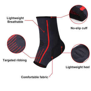 Unisex <b>Ankle</b> <b>Support</b> Sleeve Breathable Spandex Polyester Sport Protection for <b>Ankle</b> Sprain Pull On Design - Product Image 5