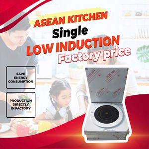 Cocina de inducción eléctrica de acero inoxidable de un solo quemador de alta calidad, nuevo diseño integrado para cocinas de hoteles ASEAN de Vietnam - Product Image 5