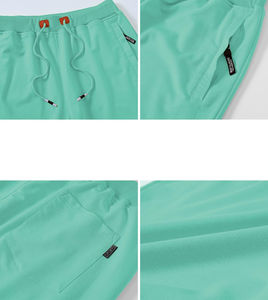 กางเกงขาสั้นอัวร์ราห์ผู้ชายแบบสั่งทำพิเศษ ความยาวครึ่งเข่า สไตล์ลำลอง ซุนนะฮ์ อิสลาม ผ้าแคนวาส เป็นมิตรกับสิ่งแวดล้อม กันน้ำ ระบายอากาศได้ดี ชุดกีฬาเรียบง่าย - Product Image 3