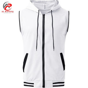 Chaleco Deportivo de Punto sin Mangas para Hombre con Capucha de Malla Transpirable, Logotipo Personalizable, Camiseta sin Mangas Informal y Transpirable - Product Image 2