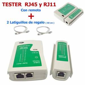 Comprobador de Cables de Red RJ45 RJ11 RJ12 con Control Remoto para Probar Cables - Product Image 1