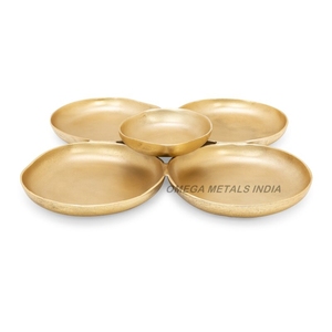 Bol décoratif de luxe pour les tables d'événements, présentoir élégant pour les fêtes et les réceptions - Product Image 1