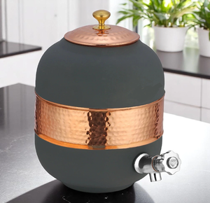 Olla de agua de cobre personalizada, fabricante de bebidas de cobre puro de la India con olla de agua de cobre de alta calidad - Product Image 2