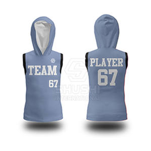 Sudadera con capucha sin mangas para hombre 7on7 Flag Football-Top deportivo de rendimiento transpirable y de secado rápido con logotipo personalizado de talla grande - Product Image 3