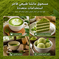 Poudre de Matcha Verdecha Halal 3A Premium Récolte Printanière 1000 Mesh pour Boissons Quotidiennes, Café Latte et Thé au Lait