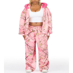 Ensemble de survêtement de jogging pour femmes, tenue de sport confortable et respirante pour l'entraînement, la remise en forme, la course à pied, usage décontracté - Product Image 1