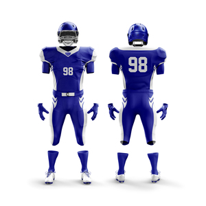 2025 Design nouveau sport uniforme Football américain uniforme sublimé ensemble uniformes hauts brodés maillot de Football américain - Product Image 4