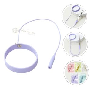 2024 nouveau Silicone Flexible anneau cils pince à épiler protecteur dragonne Bracelet support avec bande de poignet confortable - Product Image 4