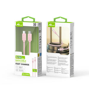 PD60W 1M C a C Carga rápida Super 10Gbps Cable de transferencia de datos ROSA 2 puertos 3 en 1 Tipo C a Tipo C Longitud de 20m - Product Image 1