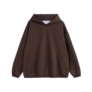 Sweat à capuche en molleton de coton imprimé pour homme avec sérigraphie et impression en relief, logo personnalisé, pull décontracté chaud pour la vente en gros - Product Image 4