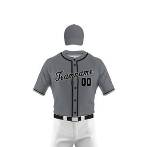 OEM Service Sportswear Custom Design Size Baseball Uniform New <b>Model</b> Factory Price Polyester Baseball Uniform with Custom Logo - Product Image 5