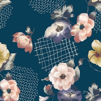 Tela Crepé de Poliéster Koshibo de China, Material Suave, Diseños Personalizados para la Temporada de Verano, Impresión Digital para Vestidos de Novia