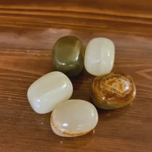 Juego de 5 Piedras de Ónix de Cristal Natural Pulido, Piedras Curativas para Meditación, Decoración Alternativa para el Hogar - Product Image 2