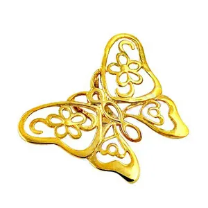 Colgante y Dije Fino para Mujer, Chapado en Oro, Diseño de Mariposa, Regalo para Ella - Product Image 2