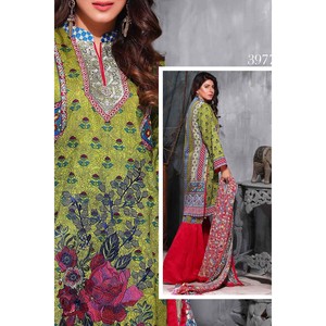 Traje de viscosa bordado Tawakkal Azure - 3977-B - Product Image 2
