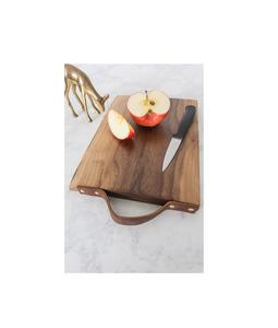 Custom Logo Natural Solid Wood Cutting Board Wholesale Durable Long Handle Cheese Board Eco-Friendly Kitchen <b>Chopping</b> <b>Block</b> Set - Product Image 3