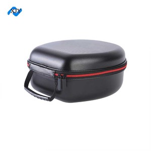 Nouvel étui rigide pour <span class=keywords><strong>casque</strong></span> Eva, sac personnalisé avec fermeture éclair, étuis rigides pour <span class=keywords><strong>casque</strong></span> Eva avec logo pour le rangement des câbles, écouteurs - Étui uniquement - Product Image 4