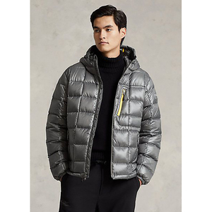 Chaqueta acolchada de invierno personalizada para hombre con capucha Cierre de cremallera largo y cálido Estilo informal Tela de lona Patrón sólido Logotipo frontal - Product Image 1