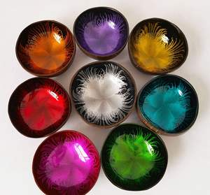 Cuencos de Ratán Pulido Artesanalmente con Laca de Color, Decoración Ecológica para Fiestas y Cenas, Muestra Gratuita B2B - Product Image 5