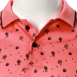 Polos pour hommes en vrac personnalisés de haute qualité à col contrasté imprimé décontracté chemises de golf de tennis à rayures pour le sport vente en gros - Product Image 4