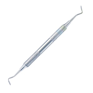 Source of Surgical Professional Manual Dental Scaler Double-Ended Periodontal <b>Teeth</b> <b>Cleaning</b> <b>Tool</b> Tartar Calculus Remover Plaque - Product Image 1