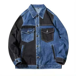 Chaquetas Vaqueras Casuales para Hombre, Logotipo Personalizado, Otoño, Transpirables, Impermeables, Reversibles, Estilo Urbano, Bolsillos con Botones, OEM Pakistán, Hip Hop - Product Image 2