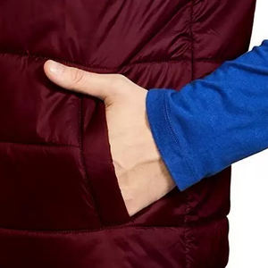Nouvelle arrivée de veste en duvet personnalisée veste chaude à bulles d'hiver veste en gros de veste bouffante sans manches de grande taille pour hommes - Product Image 3
