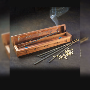 Quemador de incienso de madera de calidad superior hecho a mano Ash Catcher clásico y soporte Agarbatti para uso religioso - Product Image 2