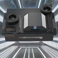 Système de ventilation ERV MIA 250m3/h avec récupération de chaleur enthalpique totale, filtre HEPA H13 pour cuisine et hôtel, CVC