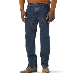 Pantalones Vaqueros Rectos Casuales de Pana de Primera Calidad para Hombre, 100% Algodón, Diseño Personalizado, Patrón Sólido, Secado Rápido y Transpirable - Product Image 1