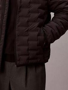 Chaqueta acolchada negra de calidad superior para hombre, chaquetas acolchadas ligeras, abrigos aislantes a prueba de viento resistentes al agua cálidos para invierno - Product Image 6