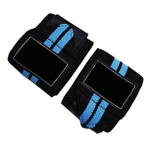 Venta caliente elástico antideslizante para transpirable Color personalizado gimnasio entrenamiento muñequeras envolturas entrenamiento mejor calidad muñeca - Product Image 1
