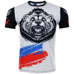 Ensemble de gymnastique MMA Rashguard pour homme T-Shirt BJJ Shorts Boxes Muay Thai Fighting Jerseys Long Tissu Sublimé Rush Guard - Product Image 3