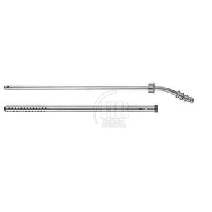 Cánula de Succión Abdominal Reutilizable de Punta Estrecha de Acero Inoxidable para Procedimientos Quirúrgicos, Equipo Médico de Alta Calidad - Product Image 3