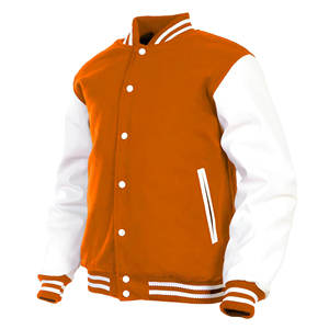 Veste universitaire élégante pour hommes, broderie personnalisée, motif lettre, bombardier de rue, veste d'hiver décontractée, vêtements d'extérieur, tenue universitaire - Product Image 5