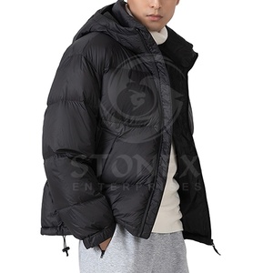 Brand Customized Reversible Winter Wear Factory Price Customized Colors Cotton Filled Stand Collar Front Logo <b>Jacket</b> for Unisex - Product Image 1