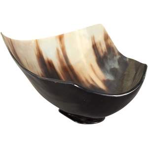 Cuenco de Cuerno para Accesorios de Cocina de Estilo Rústico, Cuenco para Servir de Cuerno de Búfalo Natural, Centro de Mesa - Product Image 3